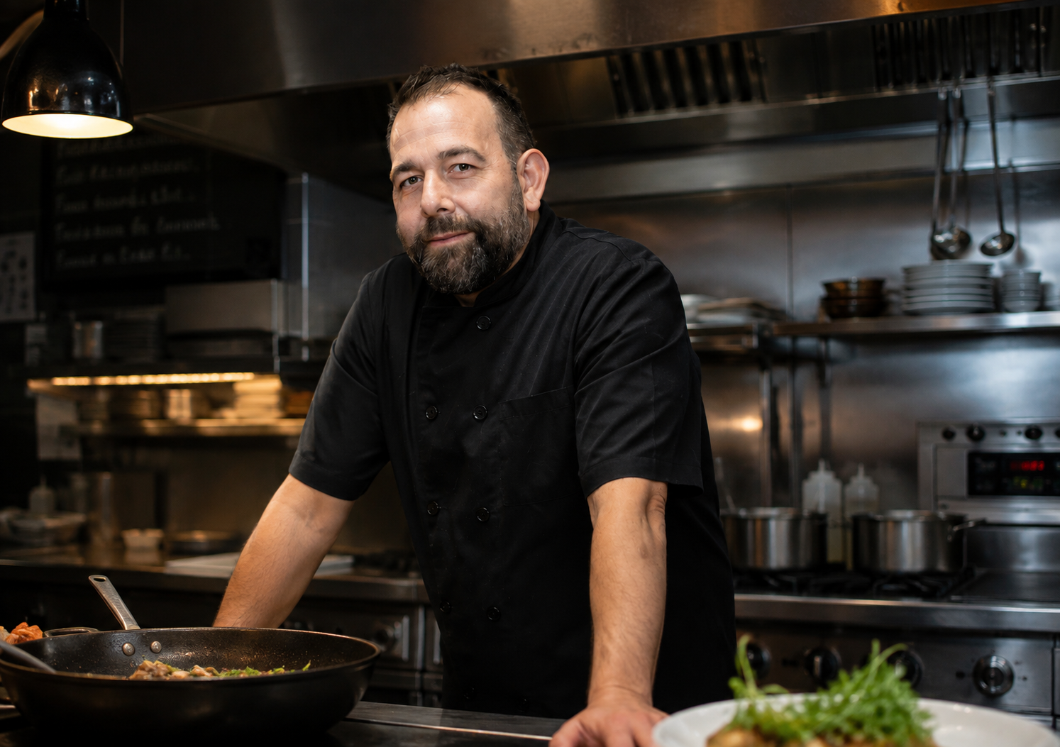 Juan Ortiz, chef restaurante Los Alpes